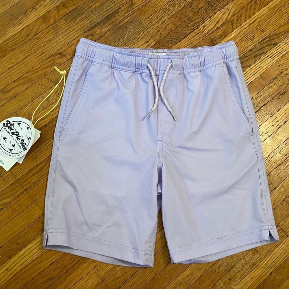 Blue Crown Tilly’s lilac purple change when wet swim trunks NWT